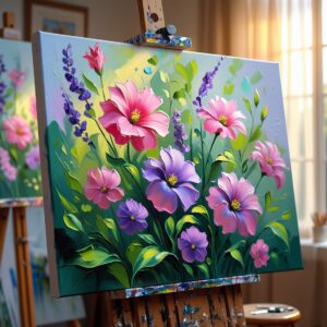 Impressionist Garden Canvas